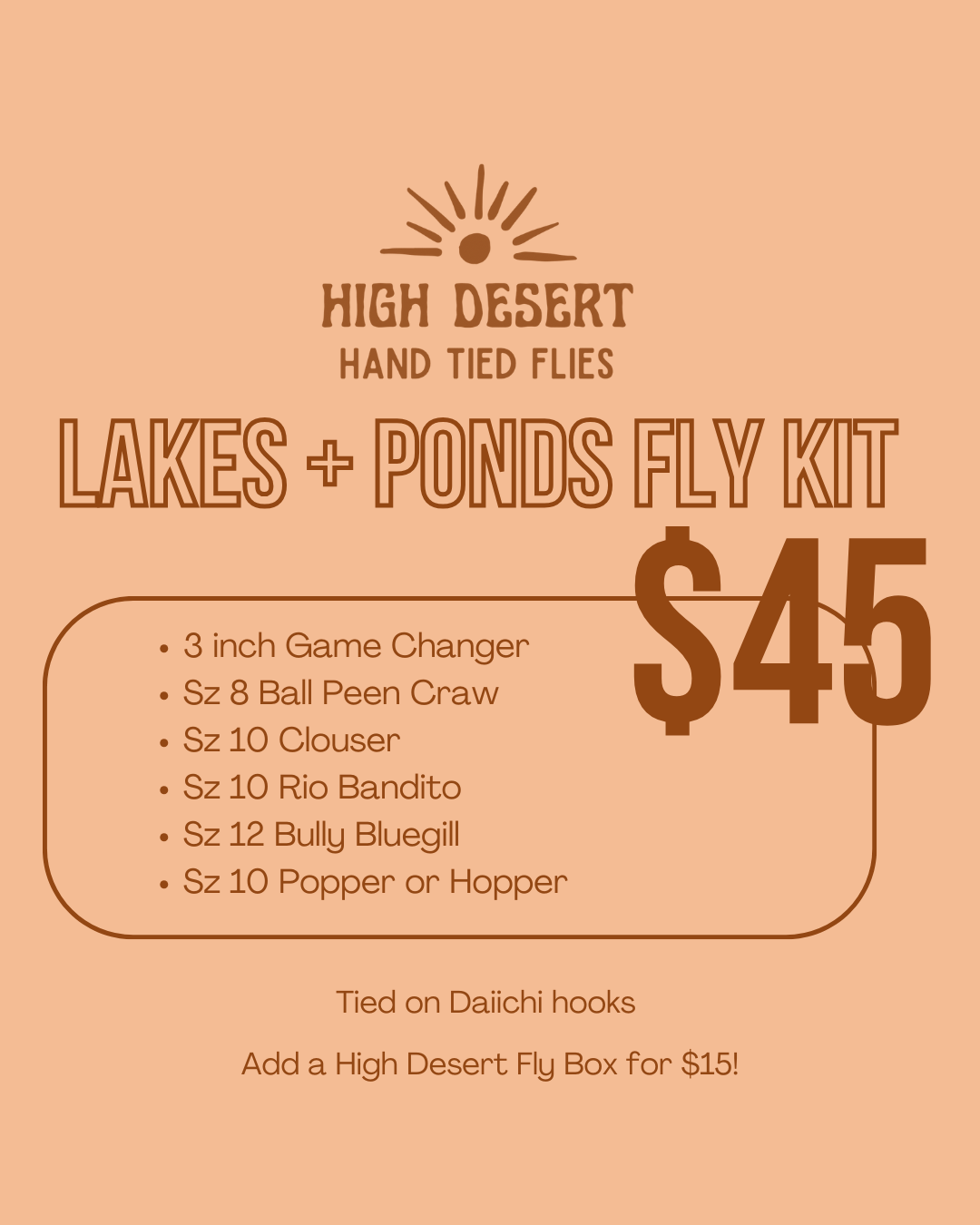 FLY FISHING KITS | Lakes & Ponds Fly Kit