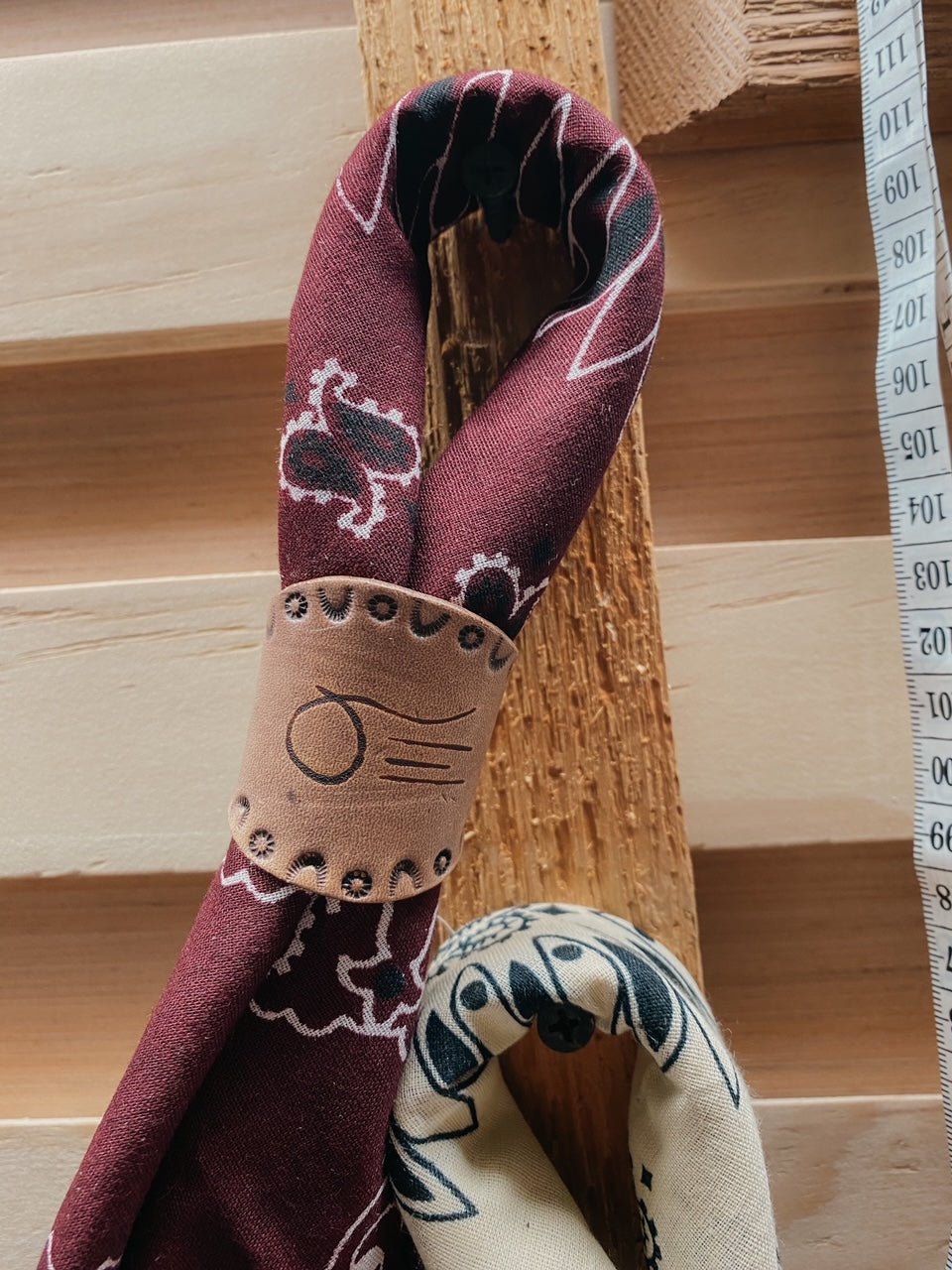 LEATHER | Scarf Slide (Custom)