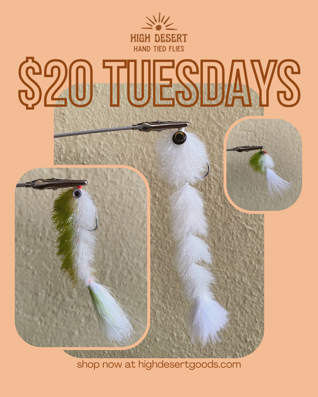 HAND TIED FLIES | $20 TUESDAYS FLY PACKS